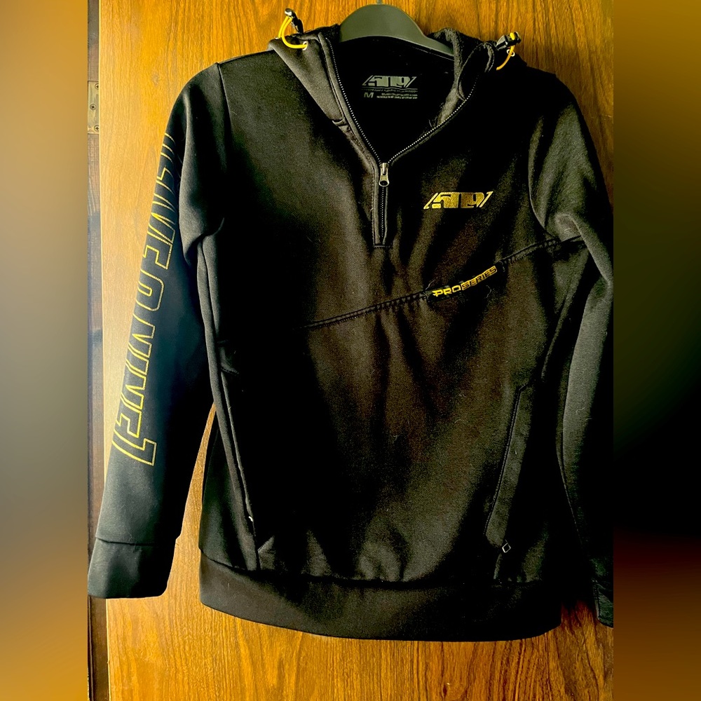 509 part zip hoodie.Size M.fits smaller.Nice durable material w/ pockets